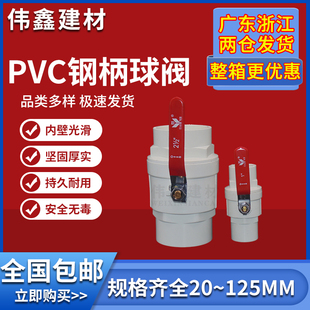 开关 PVC球阀 110 闸阀20 阀门 不锈钢手柄