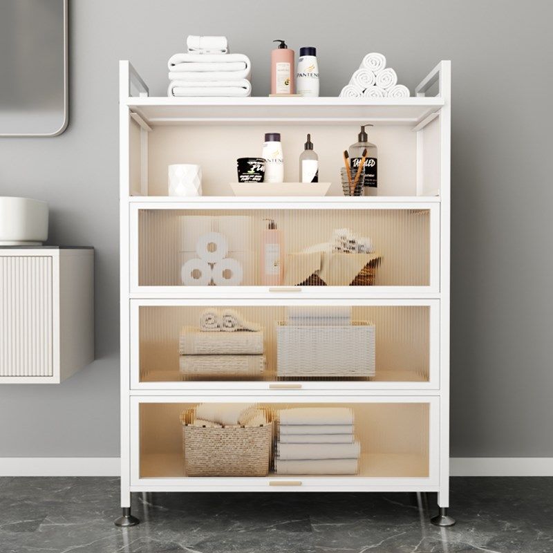 卫生间置物架落地家用浴室透明防水收纳柜厕所夹缝落地靠墙储物柜,家庭/个人清洁工具,浴室角架/置物架,淘宝优惠券,粉丝福利购,淘宝优惠卷