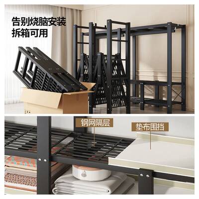 免安装折叠家用卧室简易衣柜出租房用结实耐用收纳柜子布衣柜衣橱