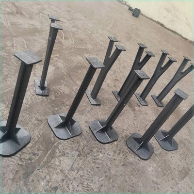 产床腿球墨铸铁腿母猪定位栏限位栏脚保育床支架猪用漏粪板支撑腿