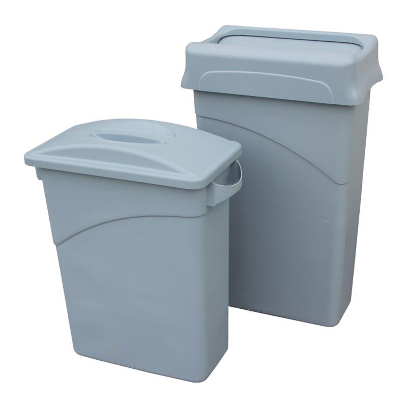 垃圾桶盖子配件台面装饰盖嵌入式塑料摇翻弹盖家用厨房卫生间方形