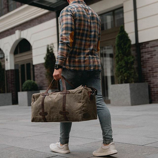 健身包男运动包干湿分离出差大容量帆布防水斜跨行李包手提旅行包