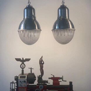 中古wuone灵光l逸创餐厅吧台服装店咖啡厅吊灯铸铝乡村工业复古