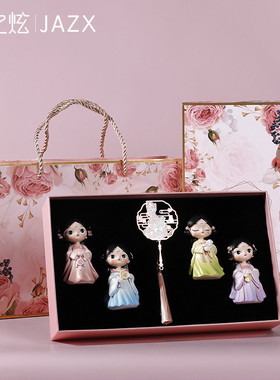 宫廷娃娃创意摆件古风小摆设汉服少女心女孩生日礼物女生纪念品