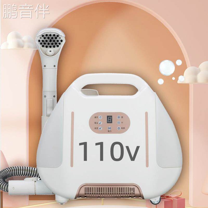 鹏音伴台湾110v布艺清洗机窗帘地毯床垫沙发高温蒸汽喷抽吸 12500pa吸力床罩拉车