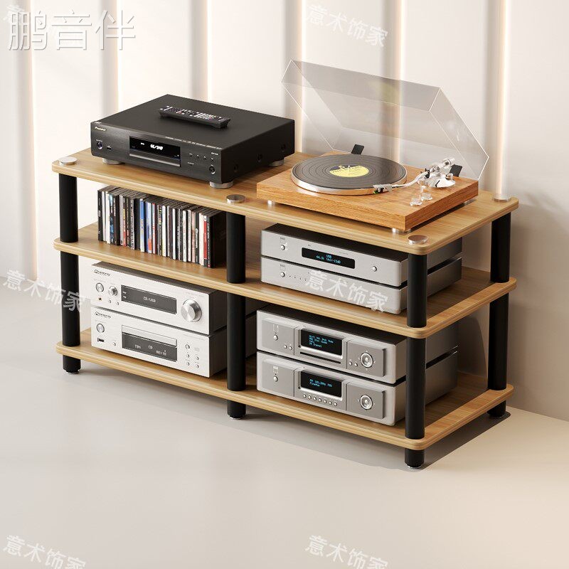 鹏音伴功放机架机柜家庭影院器材设备收纳架家用多层CD胆机支架音箱支架配件