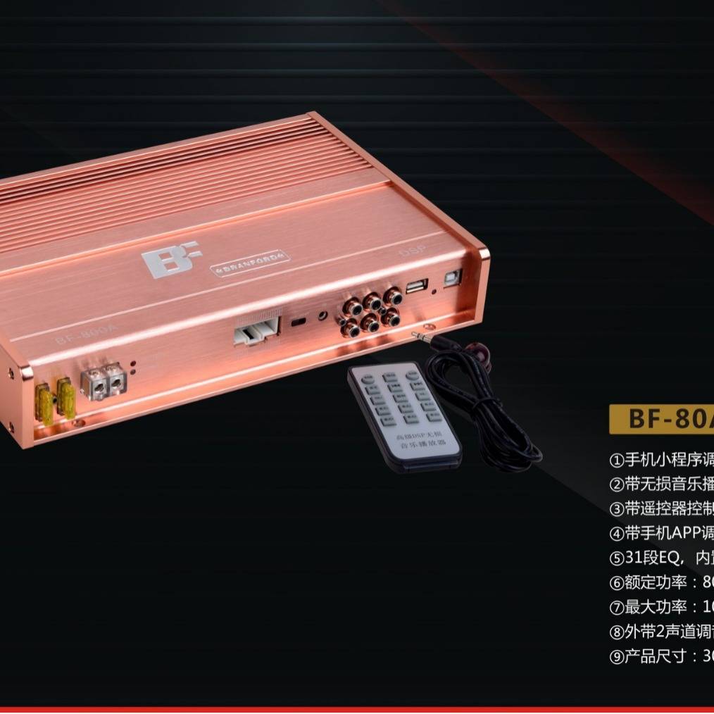 12V汽车31段DSP功放/大功率汽车DSP/车载DSP功放低音炮重低音
