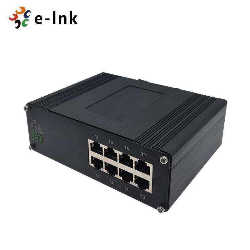 工业级百千兆非网管型5/8/9/16/24电口交换机监控以太网交换器