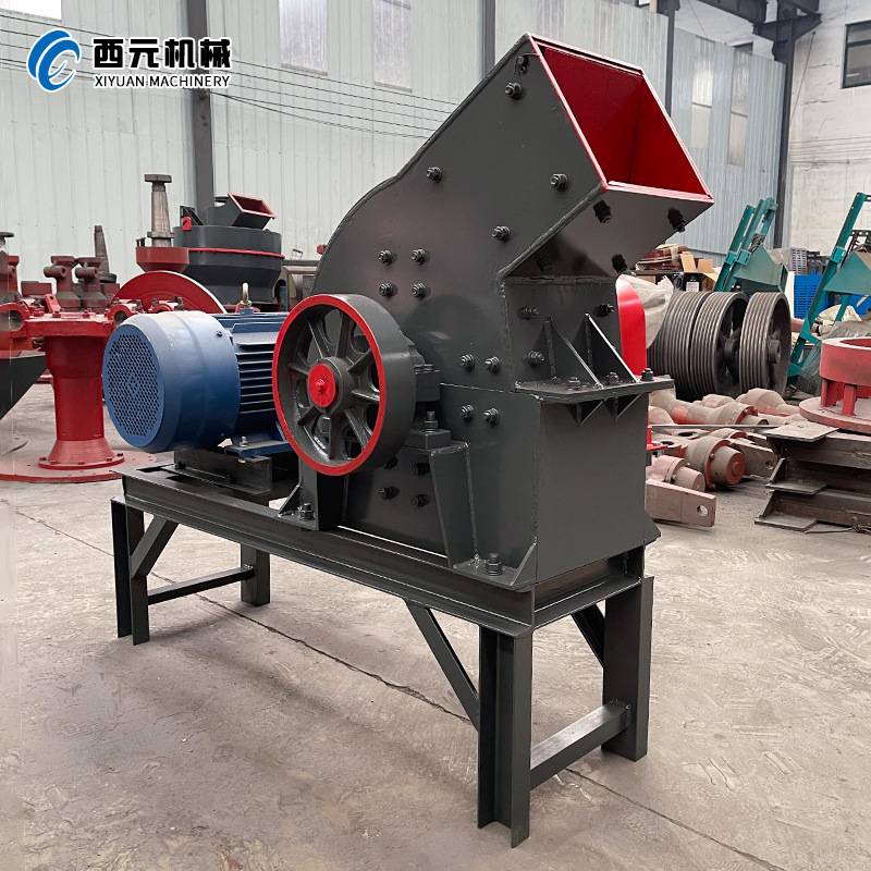 锤式破碎机小型建筑垃圾粉碎机石头制砂机大沙机移动碎石机