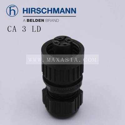 德国hirschmann赫斯曼CA3LD连接器934 125-100 934125100 4芯插头
