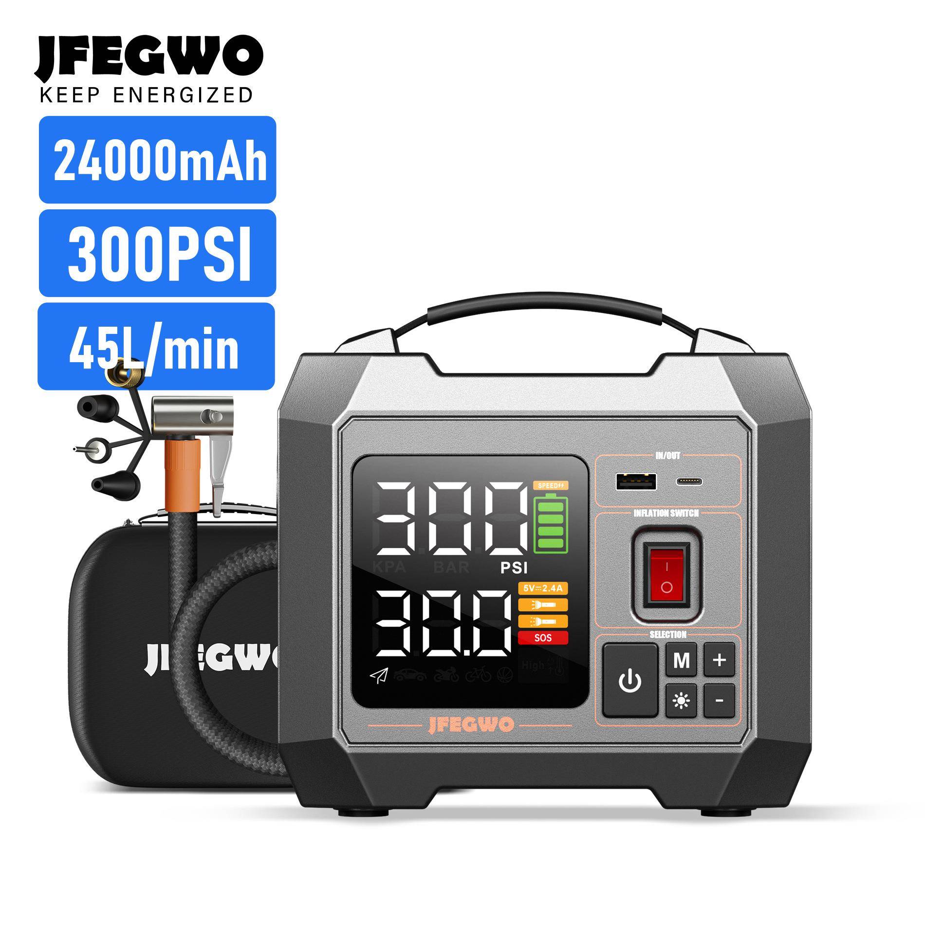 无线车载充气泵自行车打气泵小轿车便携式汽车用轮胎大功率气泵