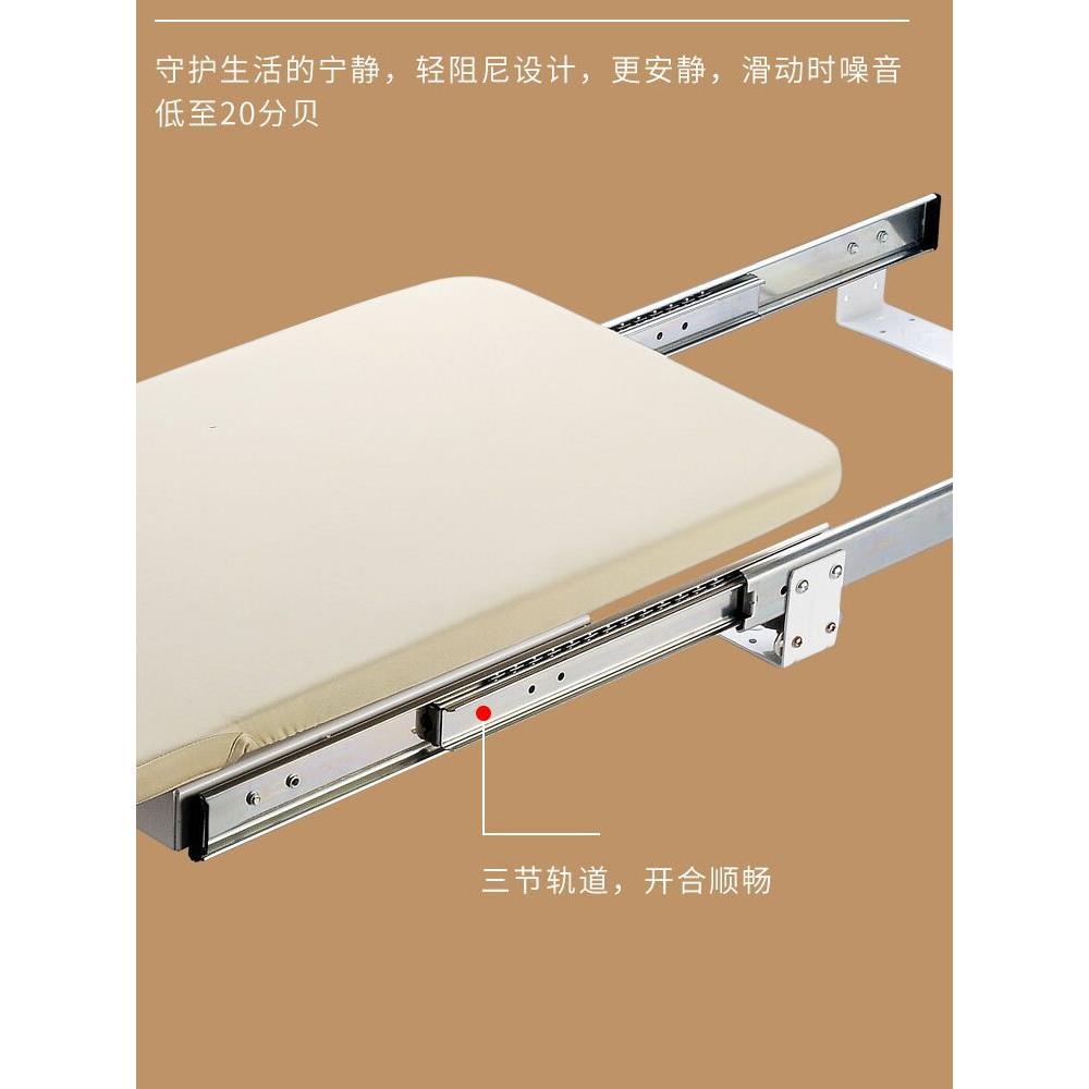 衣帽间烫F9566778衣板隐旋家用衣柜折叠柜阻内藏熨衣板推拉尼转电