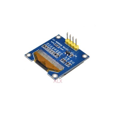 0.96寸OLED显示屏幕 蓝/白/黄蓝双色 I2C IIC 液晶屏模块 4针常用