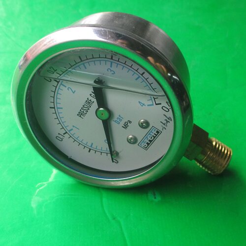 PRESSURE GAUGE STCIF 0-4BAR 0-0.4MPA耐震压力表 油压表 60mm