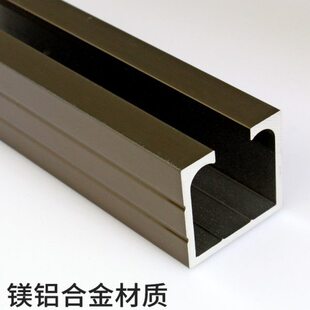 玻璃移门吊轮导轨衣柜实木门推拉门滑轮轨道吊轨滑轨道导轨配件