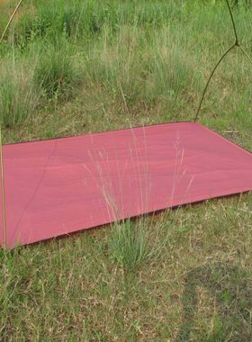 轻若鸿毛AXEMAN埃斯曼超轻硅化野营帐篷地布垫布地席轻量简易天幕