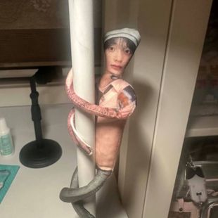 riize朴元彬老鼠干有铁丝骨架抽象毛绒玩偶老鼠干朋友礼物拉椅子