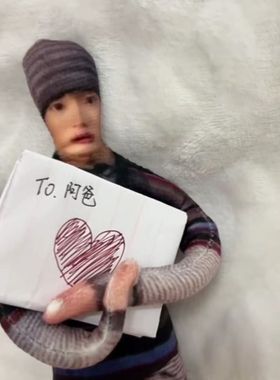 搞怪李炤熙Sohee老鼠干周边分正反豆小兵玩偶抽象铁丝娃娃公仔