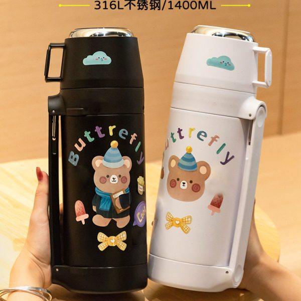 户外大容量保温杯女家用便携热水壶保温瓶婴儿外出冲奶粉带盖水杯,餐饮具,保温壶,淘宝优惠券,粉丝福利购,淘宝优惠卷