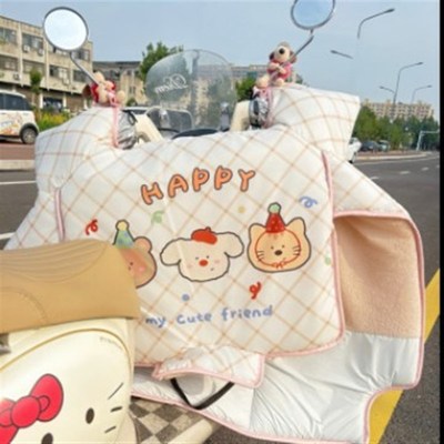 特厚双面防水挡风电动车被冬季加绒D加厚2025新款加大保暖防风