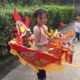 民间传统演出道具 龙船 儿童小学生幼儿园演出 龙凤船 儿童旱船