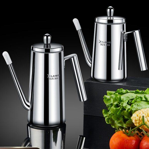 西来美304不锈钢油壶家用大容量装油罐厨大号欧式油壸倒油瓶包邮,厨房/烹饪用具,油壶,淘宝优惠券,粉丝福利购,淘宝优惠卷