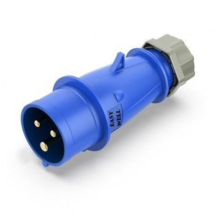 IEC309工业插头插座航空插头连接器单相电3芯16A32A防尘防水IP44