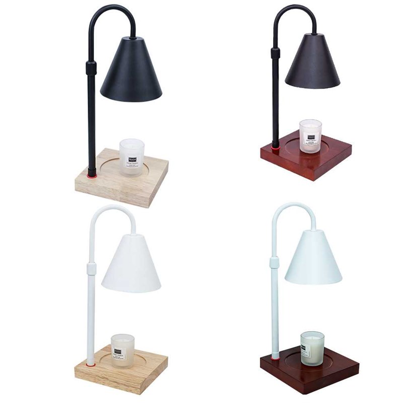 升降香薰融蜡灯香m氛蜡烛融烛灯卧室床头木质小夜灯台灯氛围灯