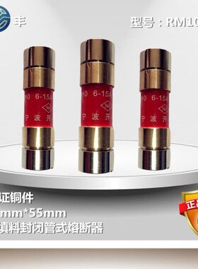 封闭管式熔断器RM10-15A （6A-15A) 250V 保险丝熔芯RM10 6-15A