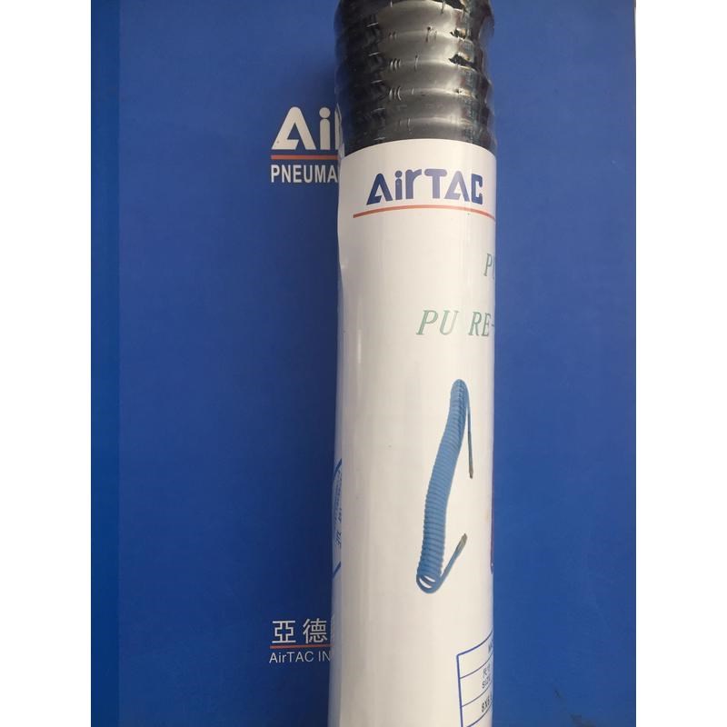 亚德客UCS-080-100-1q20-050-055-065-080-BU-BK-GE PU螺旋气管