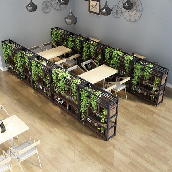 铁艺办公矮隔断餐厅装饰置物架工业风屏风卡座绿植儿童书架北欧风,商业/办公家具,办公屏风/隔断,淘宝优惠券,粉丝福利购,淘宝优惠卷