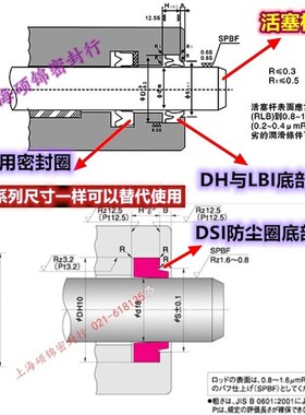 日本DSI/LBI 台湾 DZ-DH  ( 80*90/85*95/90*100)*6/8  防尘圈