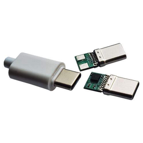type-c拉伸公头PCB板5V9V12V20V诱骗器PD快充诱骗平板电脑转接头