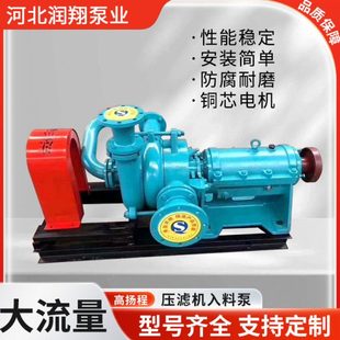 ZJE压滤机入料泵SYA铬洗煤厂送料泵煤矿用泵污泥处理给料泵