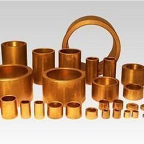 //粉末冶金含油轴承铜套 纯铜产品 内径55 外径65 长度35