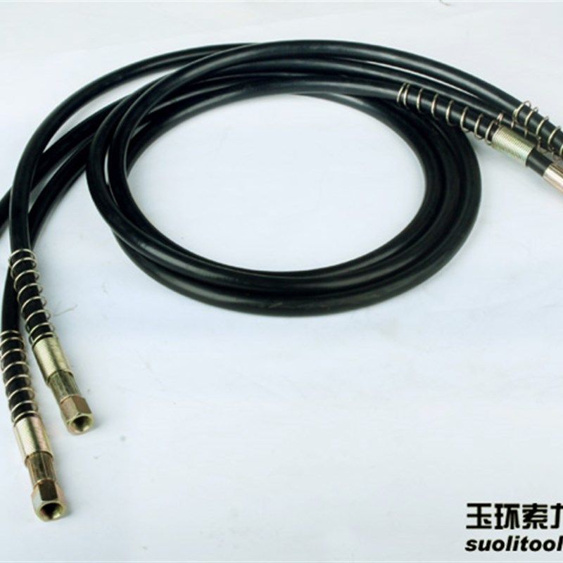 液压工具高压油管软管橡胶管含M16*1.5接头内外螺纹70MPA液压油管