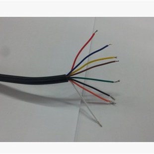 1平方软线 RVV8 纯铜国标电线 8芯X1平方软护套线电源信号线