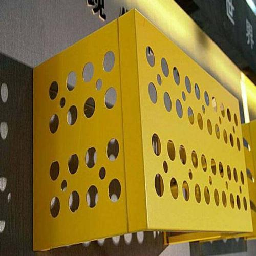 定制铝单板外机空调罩烤漆铝合金冲孔雕花镂空格栅百叶铝板外机罩