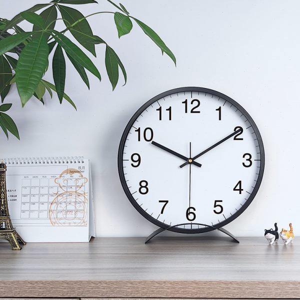 简约挂钟电子钟表静音轻奢座钟台钟桌面时钟客厅家用台式现代坐钟,家居饰品,挂钟,淘宝优惠券,粉丝福利购,淘宝优惠卷
