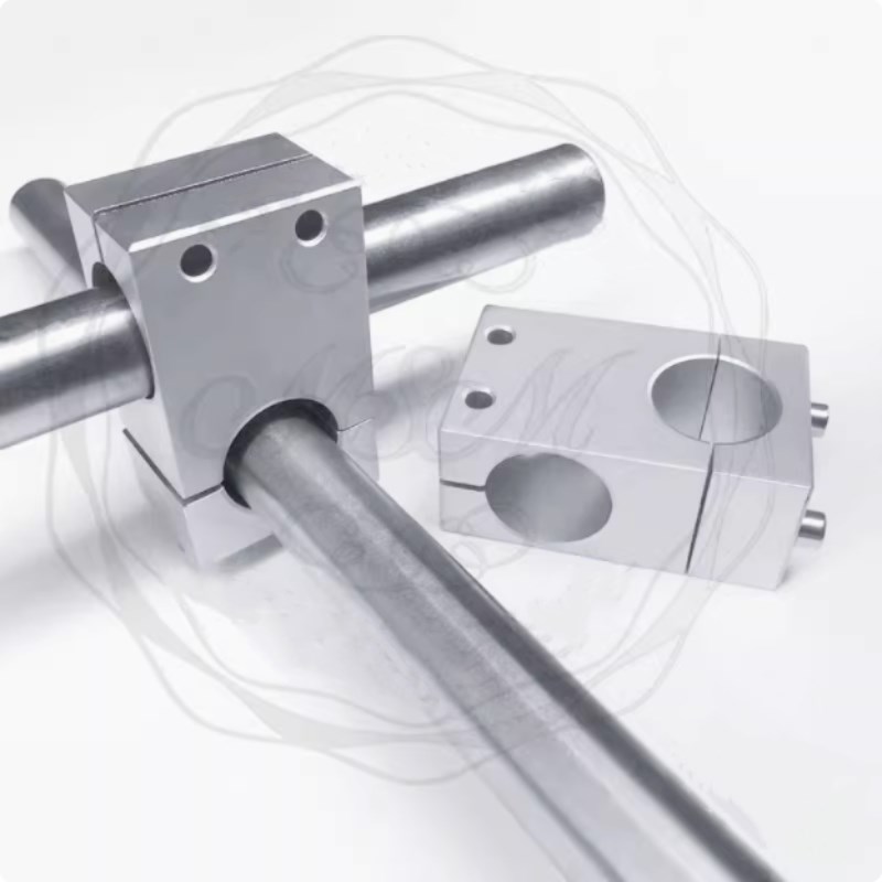 支柱十字固定夹分体k式正交型 同径RDL12 异径RDL22 钢制铝合金