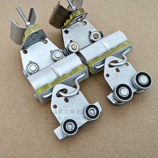 C30异型轨中间滑车C型钢导轨头车尾车C30C32 C40吊瓦电缆滑车滑轮