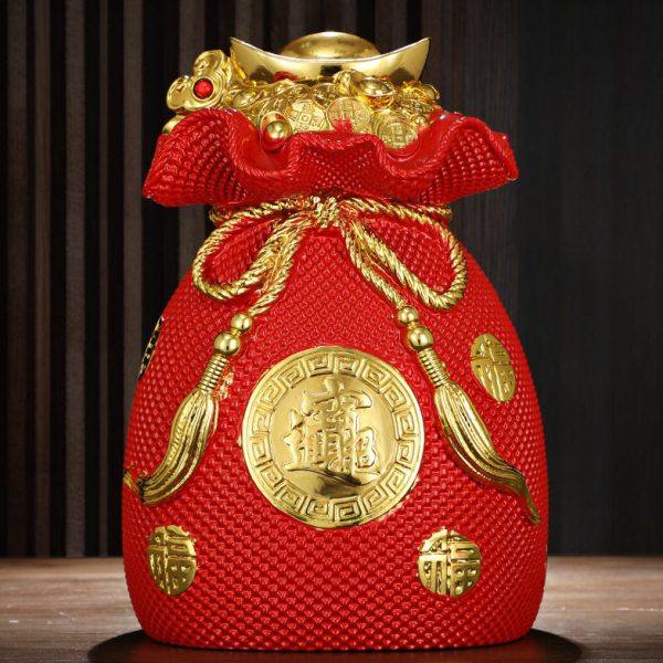钱袋存钱摆件招财进金元聚盆福袋储蓄家居客厅开业送礼,节庆用品/礼品,储蓄罐,淘宝优惠券,粉丝福利购,淘宝优惠卷