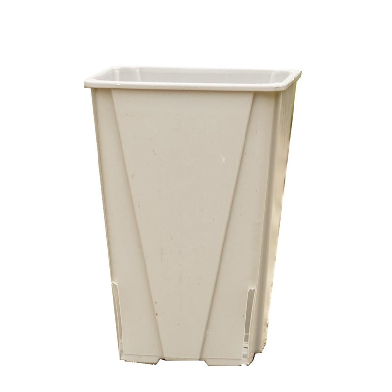 (整箱)灰白色9k公分14公分育苗盆小方盆控根盆苗圃用盆多肉盆