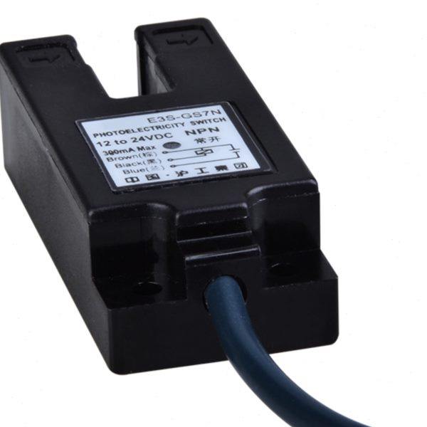 沪工槽型光电开关传感器E3S-GS7N电眼对射U型光电开关NPN三线常开,电子/电工,感应开关,淘宝优惠券,粉丝福利购,淘宝优惠卷