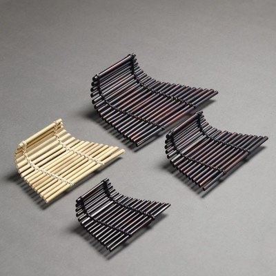 三角竹排杯垫日韩料理寿司刺身摆件竹盘茶排点心摆盘托盘茶席杯垫,餐饮具,家用瓷器,淘宝优惠券,粉丝福利购,淘宝优惠卷