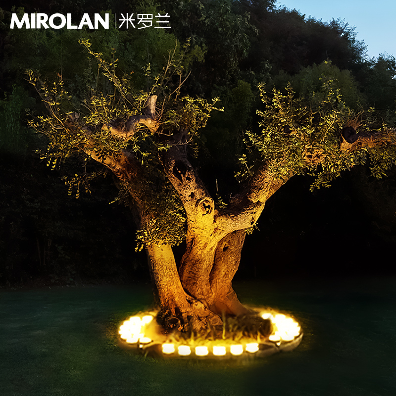 抱树灯户外防水庭院景观灯草坪灯露台花园布Q置亮化照树灯射树灯