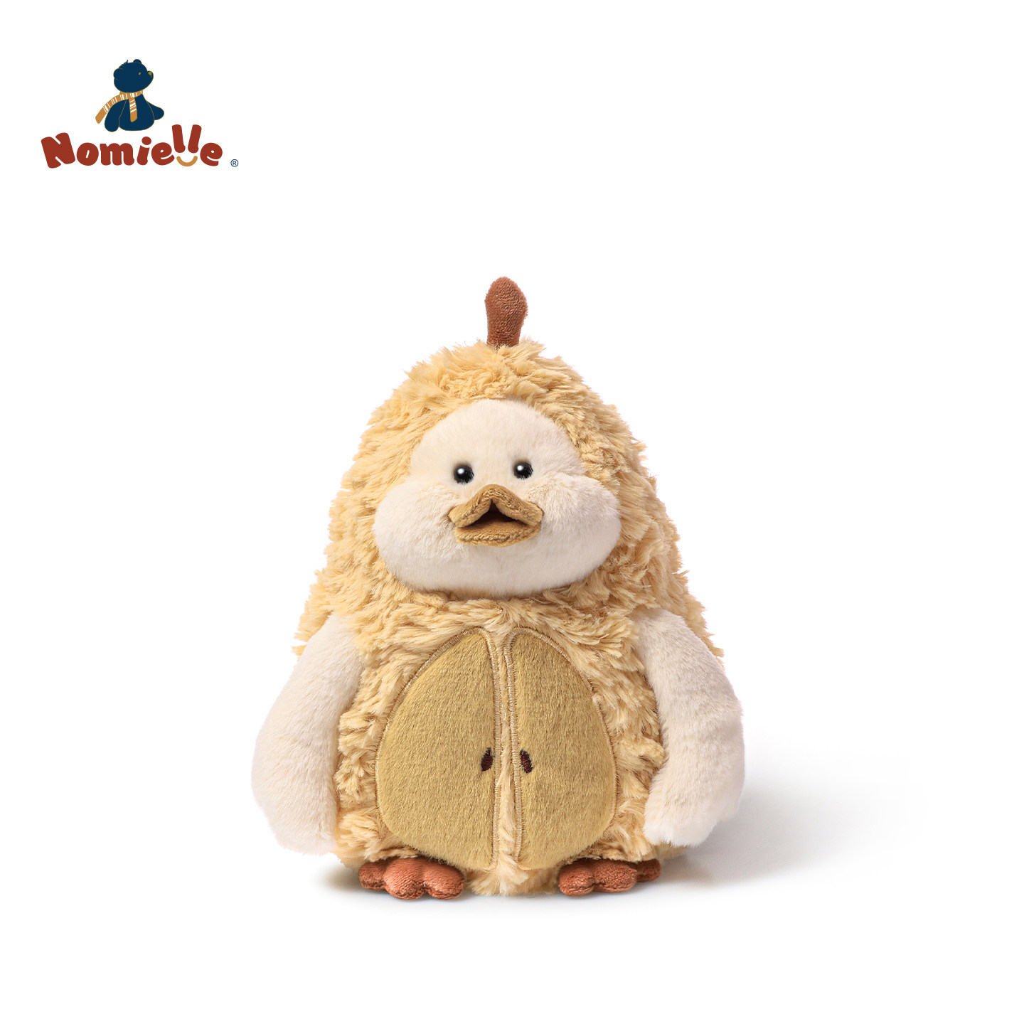 Nomielle鸭梨毛绒玩具玩偶趣味抱枕安抚娃娃公仔卡通动物节日礼物