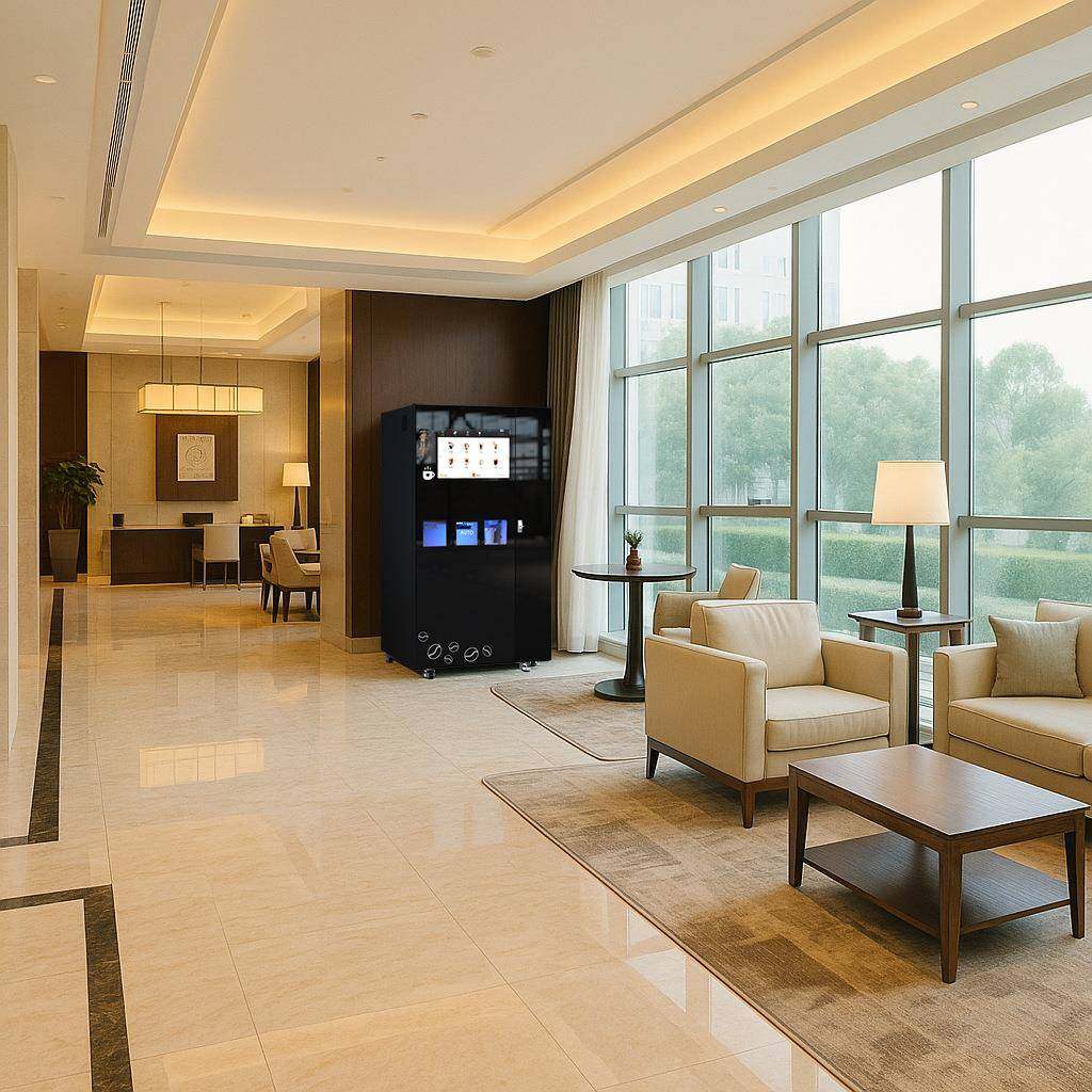 商用自助现磨咖啡放机无人冰咖可售卖机落多杯压盖出饮一次OCB300