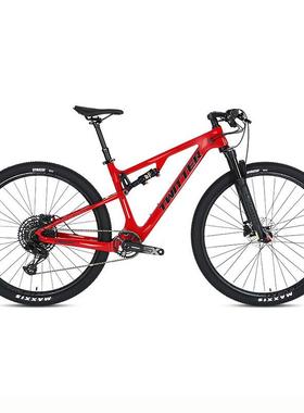 行OVERLO碳RD12速双避震内走线油OVERLORD压碟刹纤软尾山地越野维