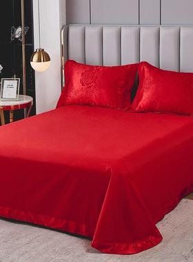 2025款欧式单床贡单31372全棉缎提花喷气新纯棉圆春眠角纯色花边